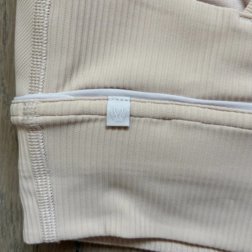 EUC energy longline bra ribbed chantilly size 6 lululemon - Picture 5 of 14